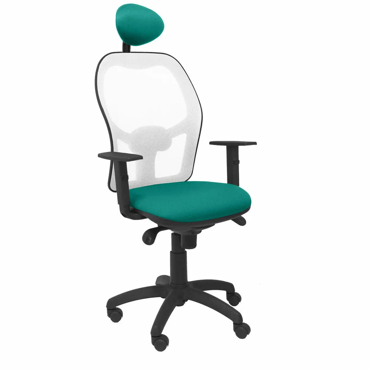 Office Chair With Headrest Jorquera Piqueras Y Crespo Bali39c Turquoise 1