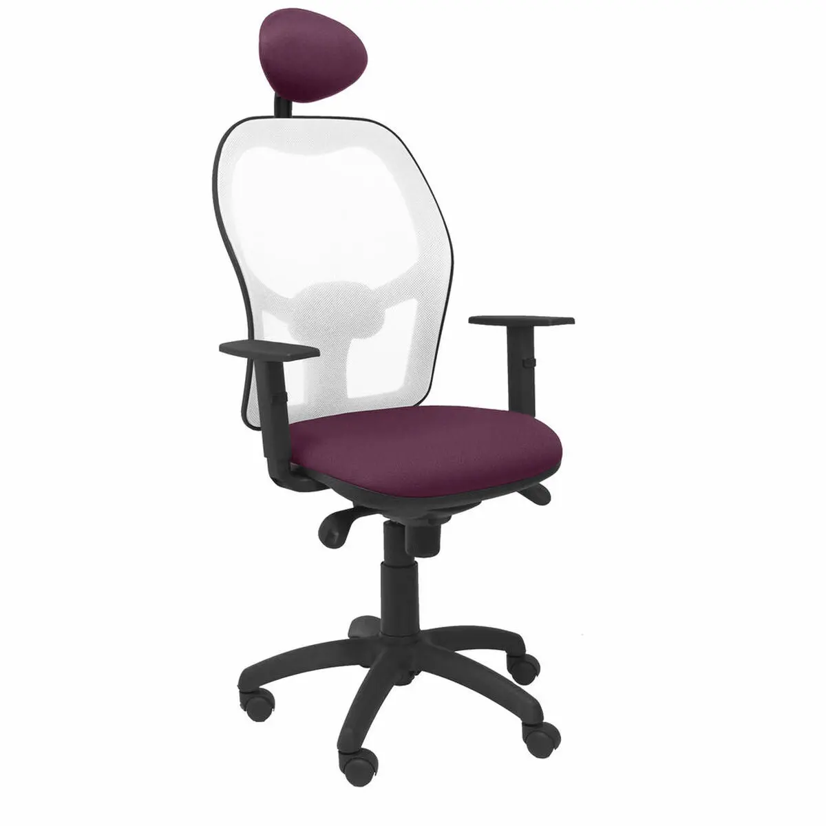 Office Chair With Headrest Jorquera Piqueras Y Crespo Ali760c Purple 1