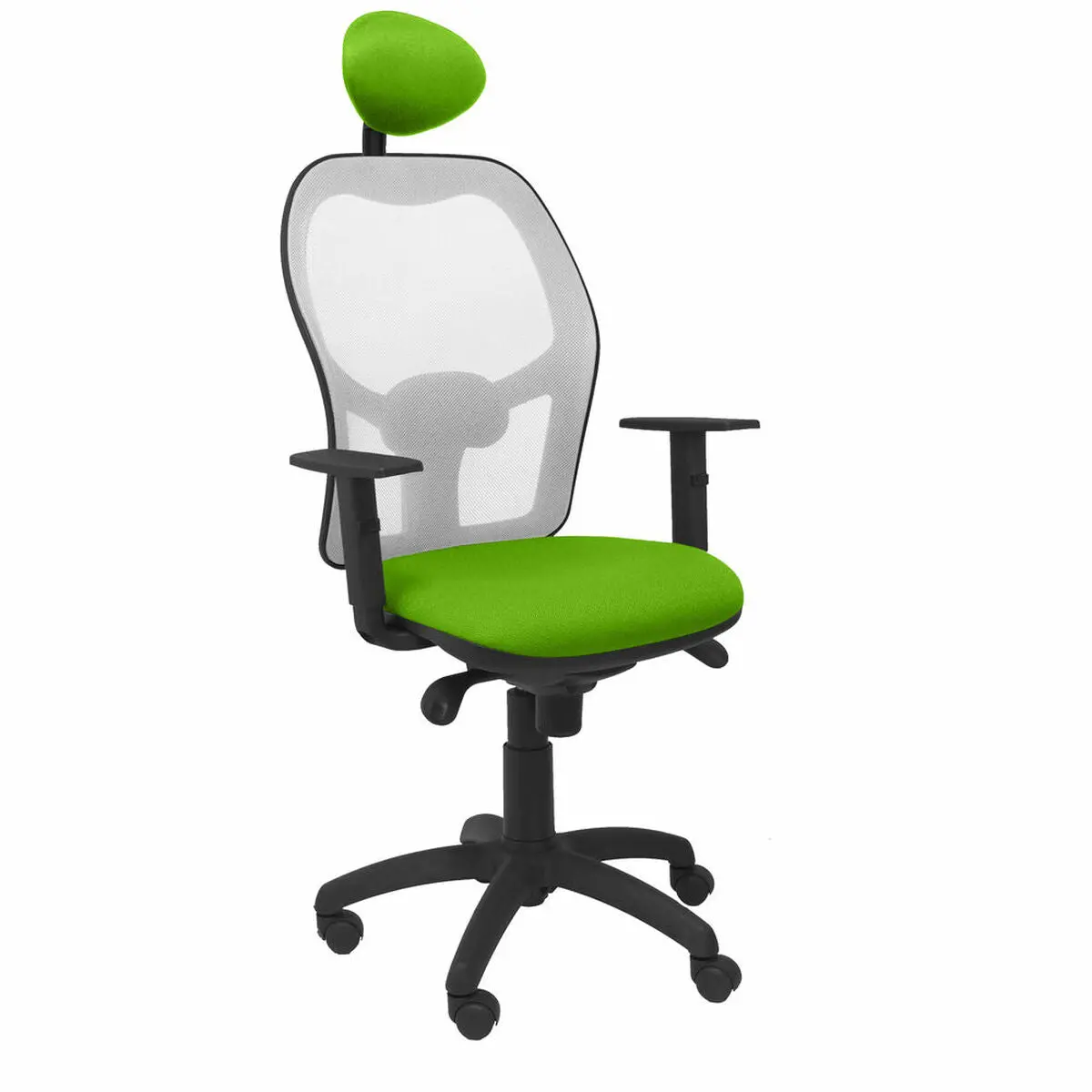 Office Chair With Headrest Jorquera Piqueras Y Crespo Bali22c Green Pistachio 1
