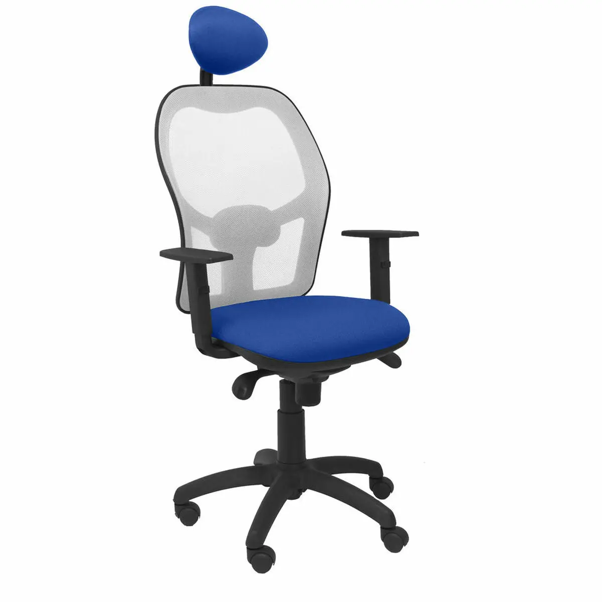 Office Chair With Headrest Jorquera Piqueras Y Crespo Ali229c Blue 1