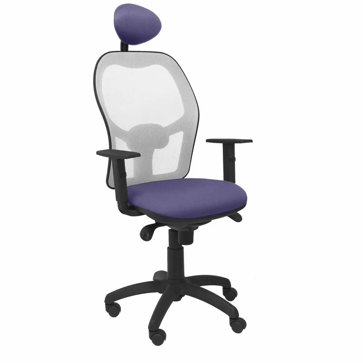 Office Chair With Headrest Jorquera Piqueras Y Crespo Ali261c Blue 1