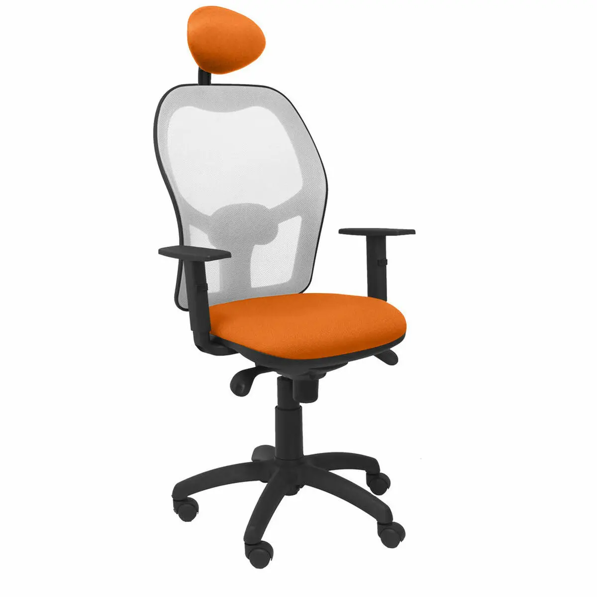 Office Chair With Headrest Jorquera Piqueras Y Crespo Ali308c Orange 1