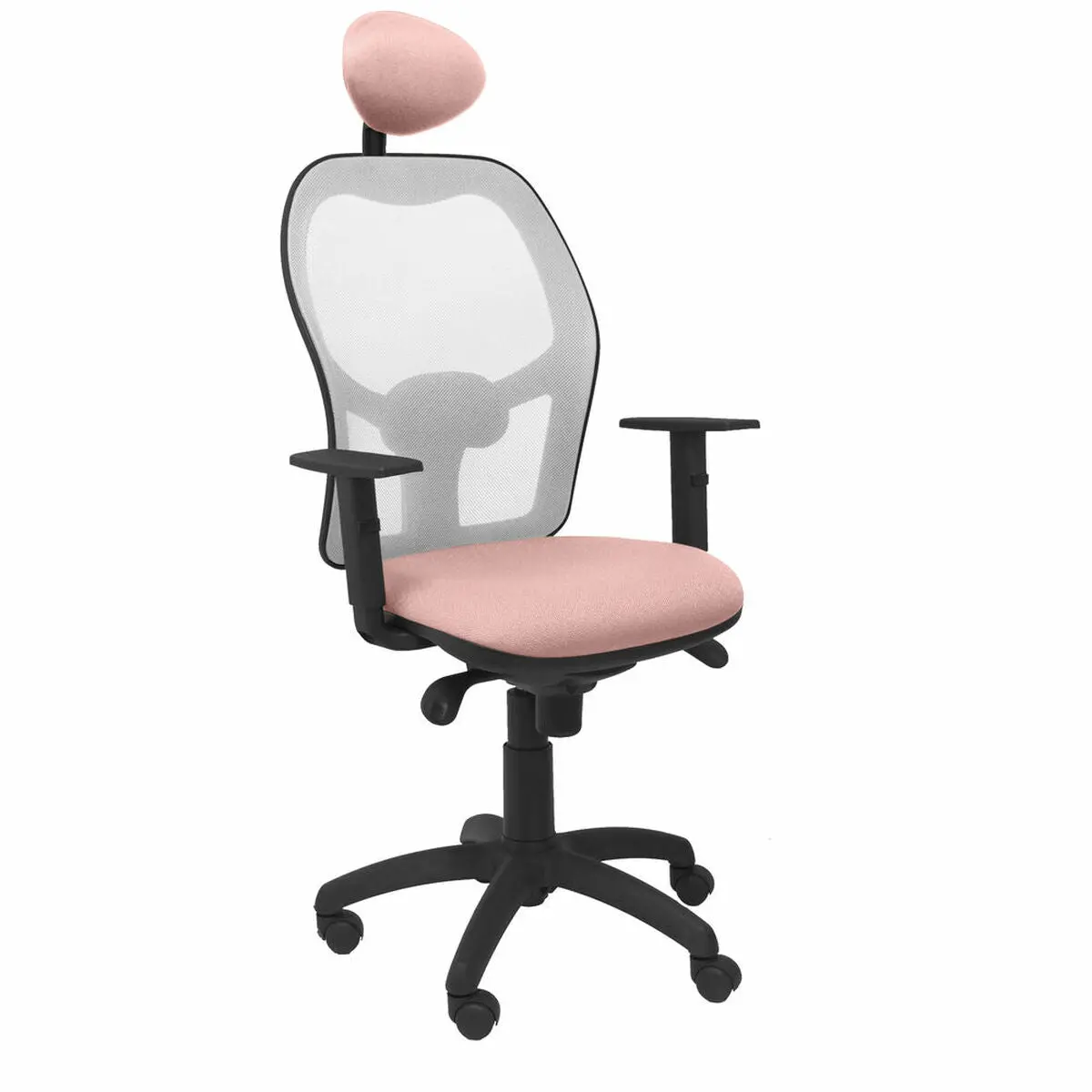 Office Chair With Headrest Jorquera Piqueras Y Crespo Ali710c Pink 1