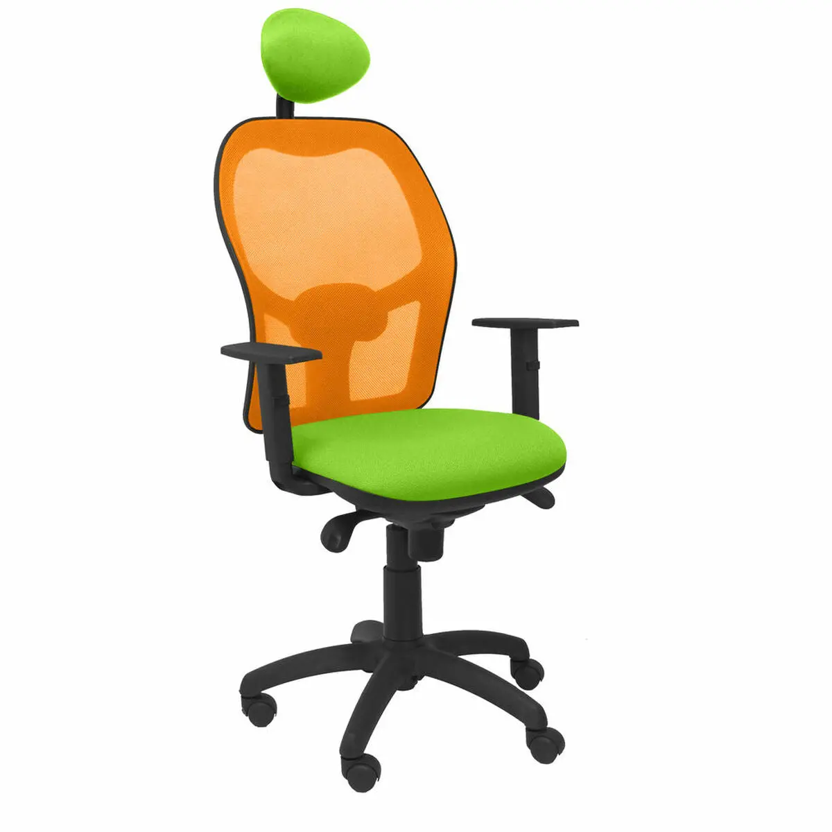Office Chair With Headrest Jorquera Piqueras Y Crespo Bali22c Green Pistachio 1