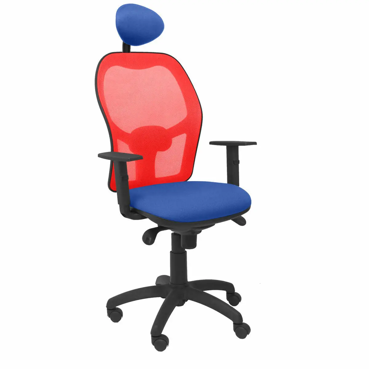 Office Chair With Headrest Jorquera Piqueras Y Crespo Ali229c Blue 1