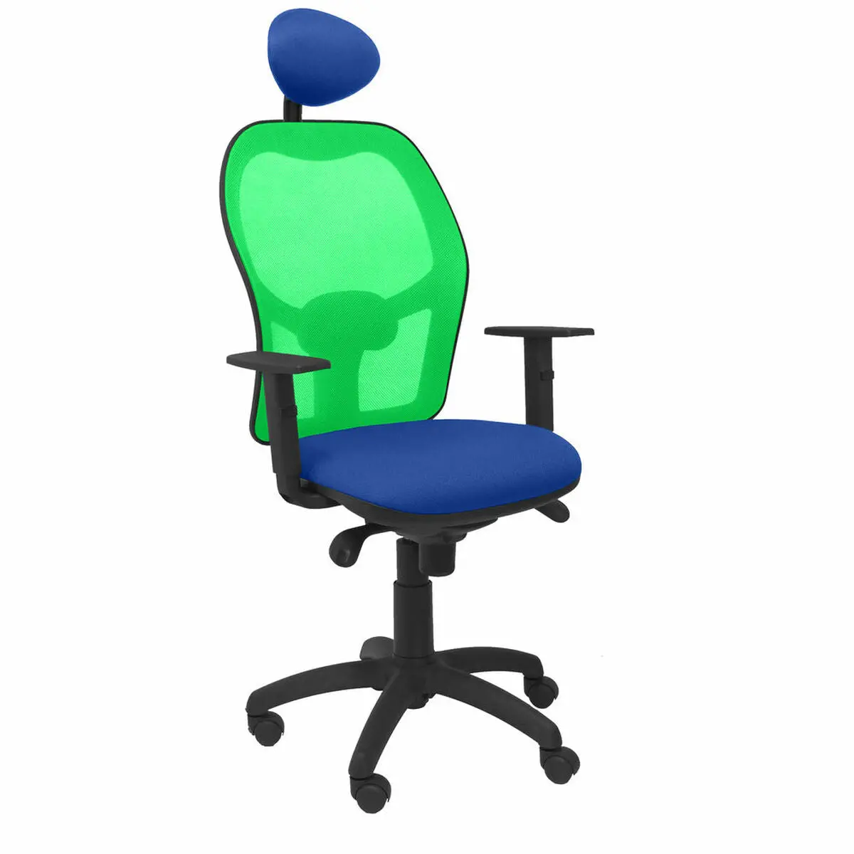 Office Chair With Headrest Jorquera Piqueras Y Crespo Ali229c Blue 1