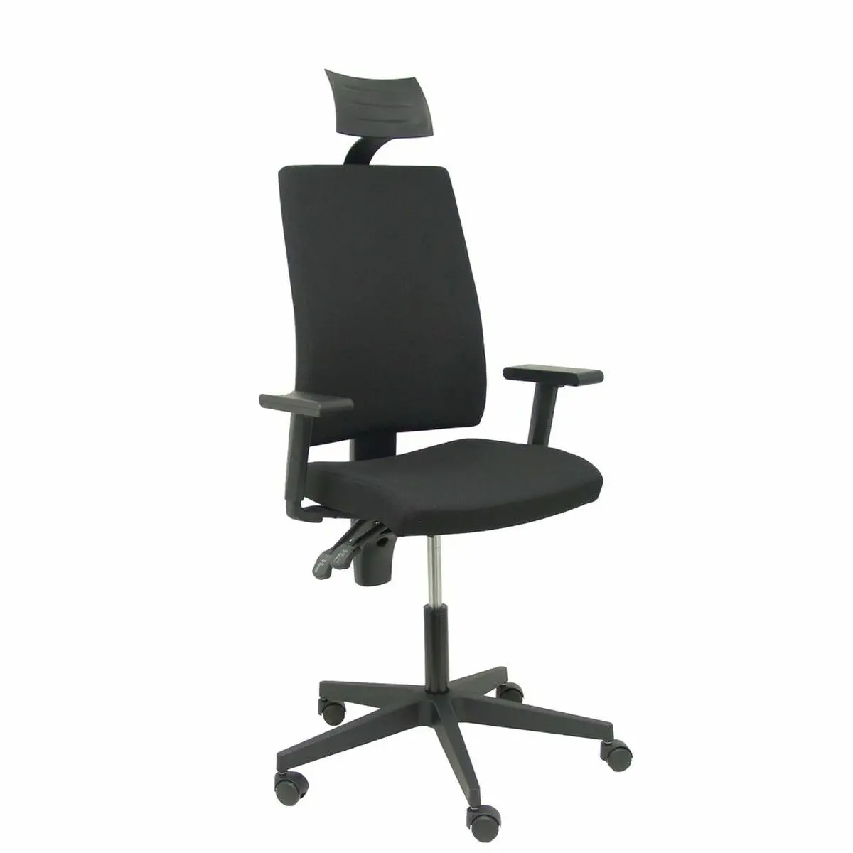 Office Chair With Headrest Lezuza Piqueras Y Crespo 322Necc Black 1