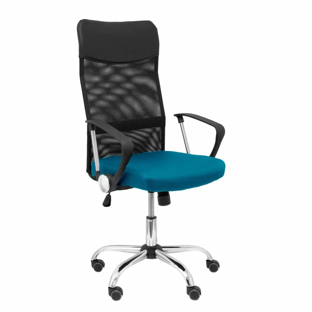 Office Chair Gontar Foröl 225Crrp Black Turquoise 1