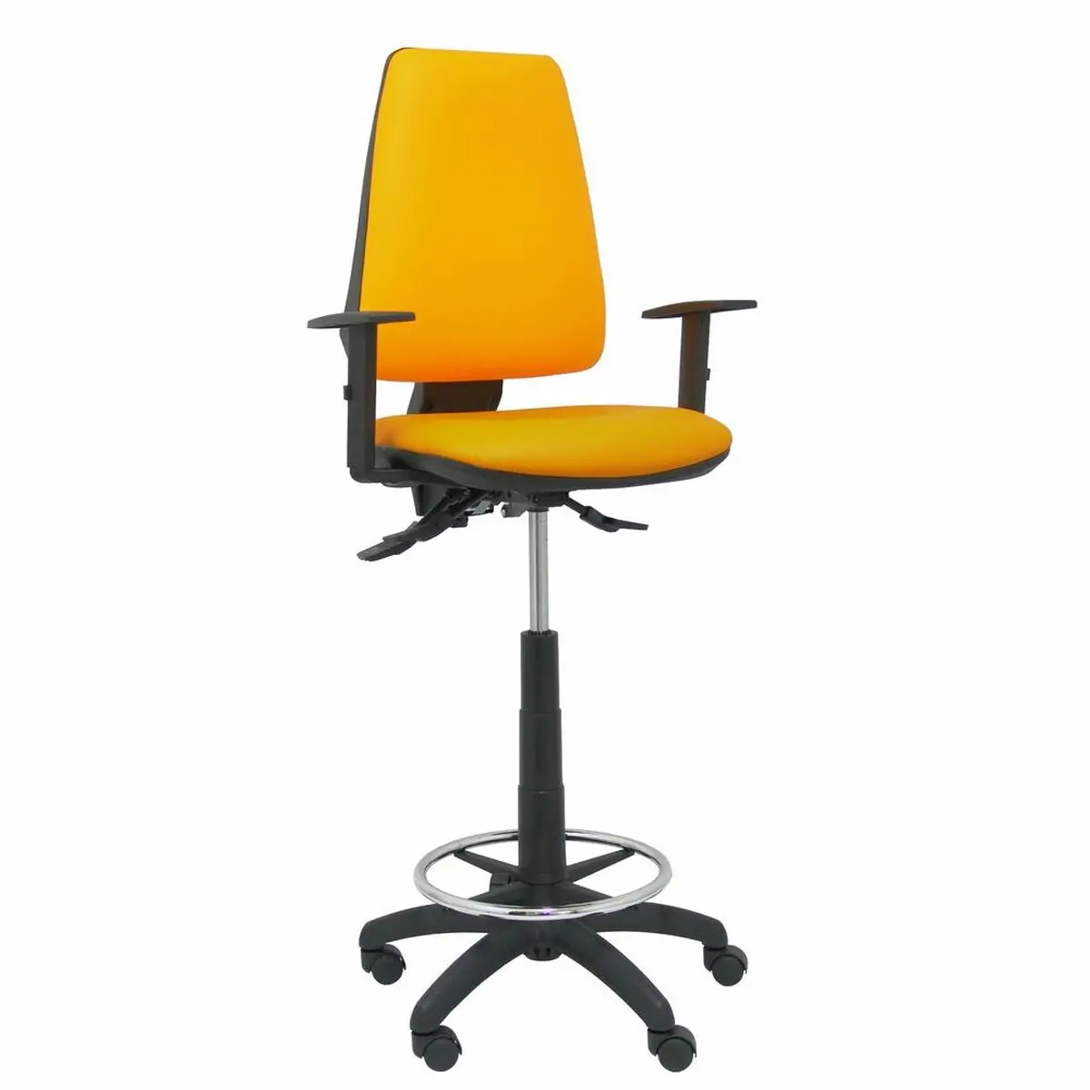 Stool Elche S Piqueras Y Crespo Localization-B07vdm34bs Orange Pvc 1