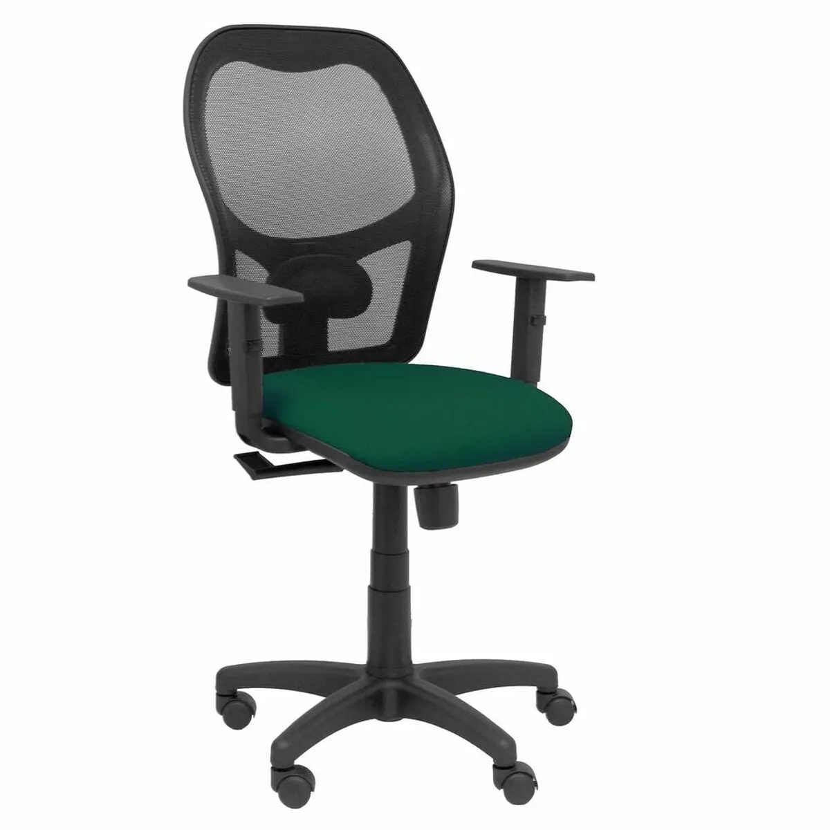 Office Chair Piqueras Y Crespo 6B10crn Dark Green With Armrests 1