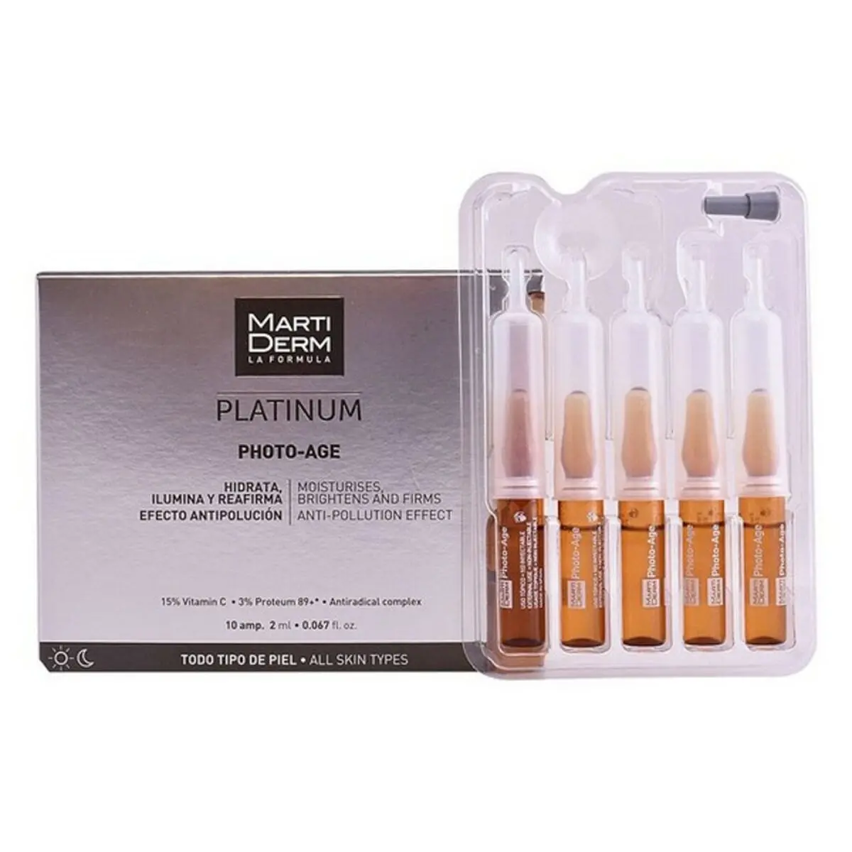 Ampoules Platinum Photo Age Martiderm (2 Ml) 1