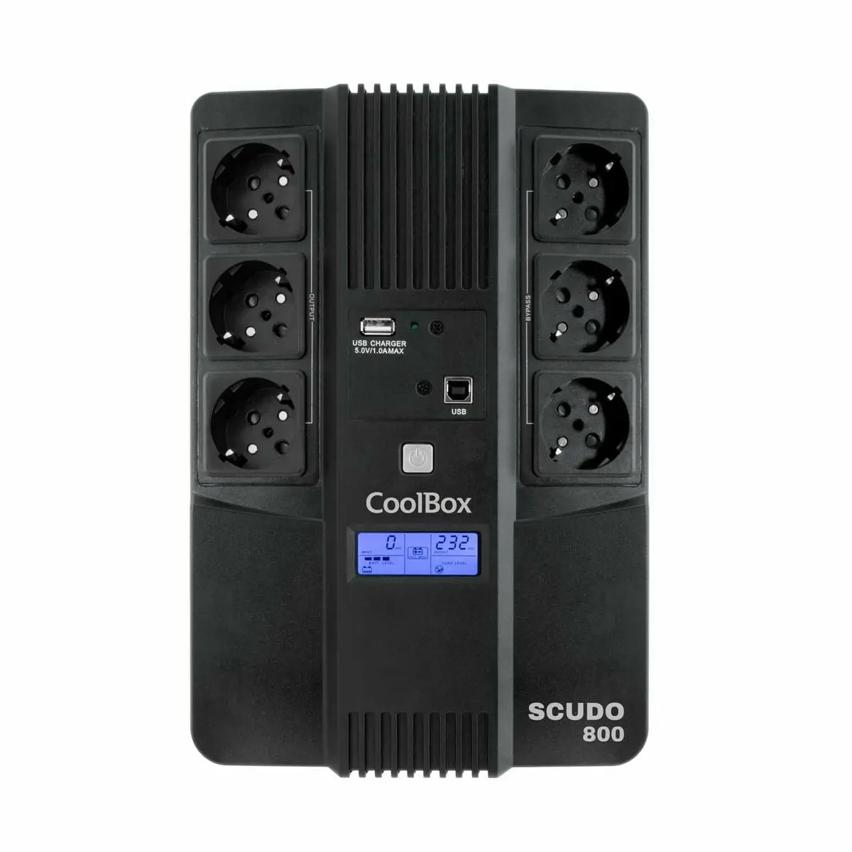Uninterruptible Power Supply System Interactive Ups Coolbox Coo-Saiscu3-800 800 W 480 W 1