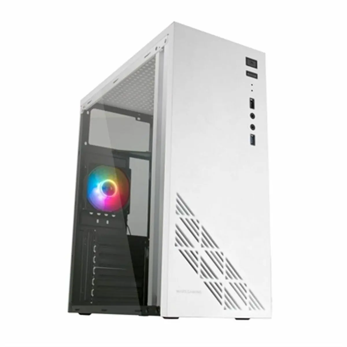 Atx Semi-Tower Box Mars Gaming Mc100w Atx Led Rgb White 1