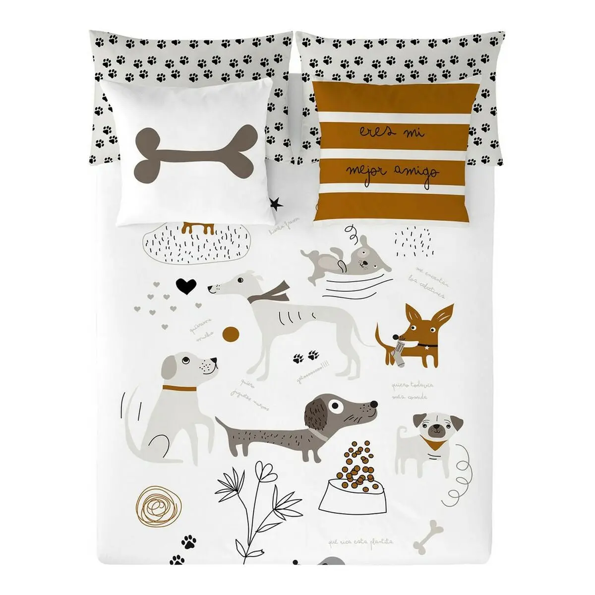 Nordic Cover Panzup Dogs King Size (240 X 220 Cm) 1