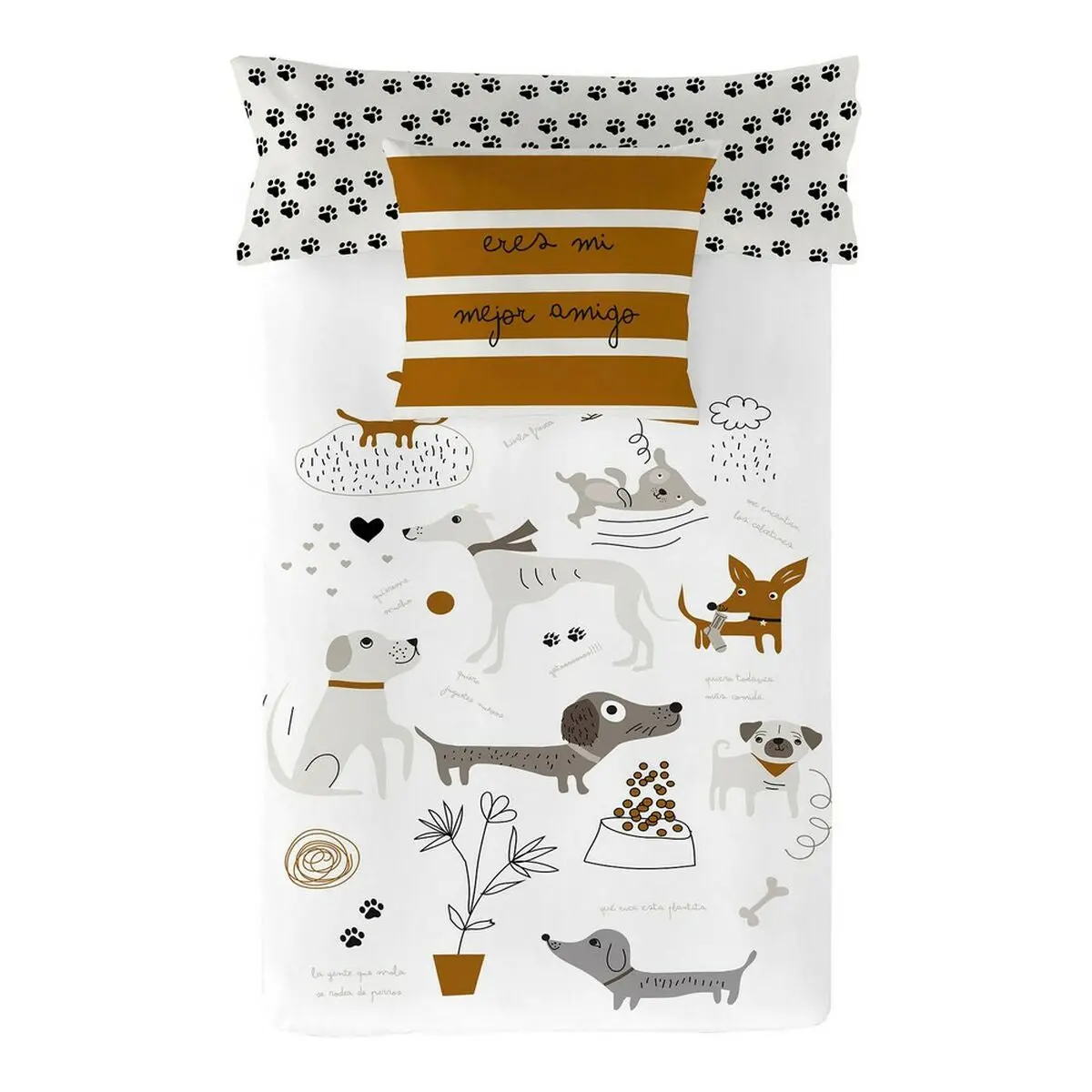 Nordic Cover Panzup Dogs King Size (240 X 220 Cm) 2