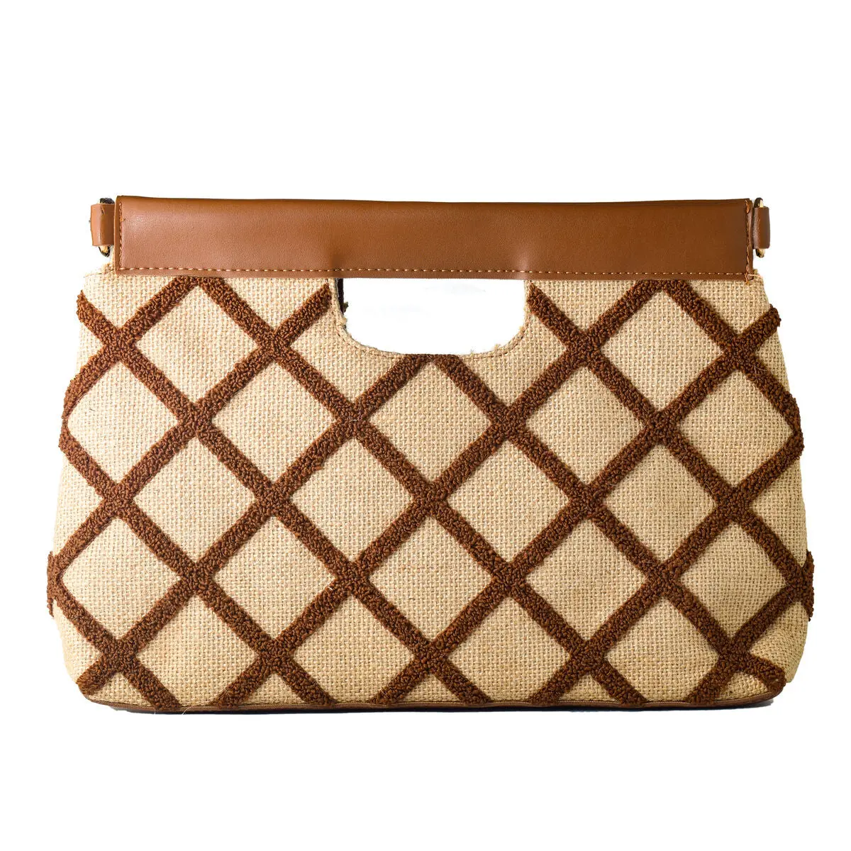 Women's Handbag Laura Ashley Valetta-Quilted-Tan Brown 30 X 20 X 9 Cm 1