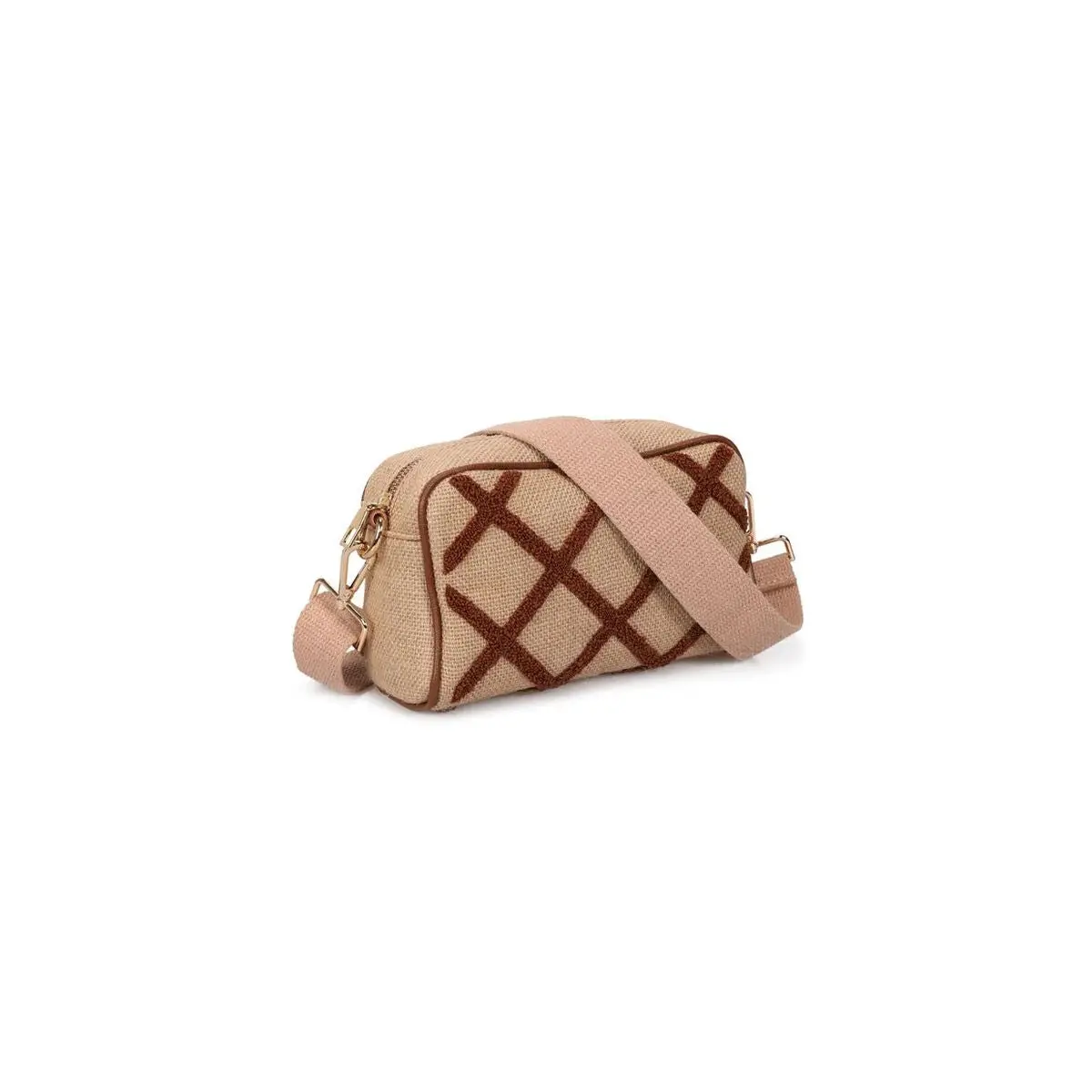 Women's Handbag Laura Ashley Lenore-Quilted-Tan Brown 23 X 15 X 9 Cm 1