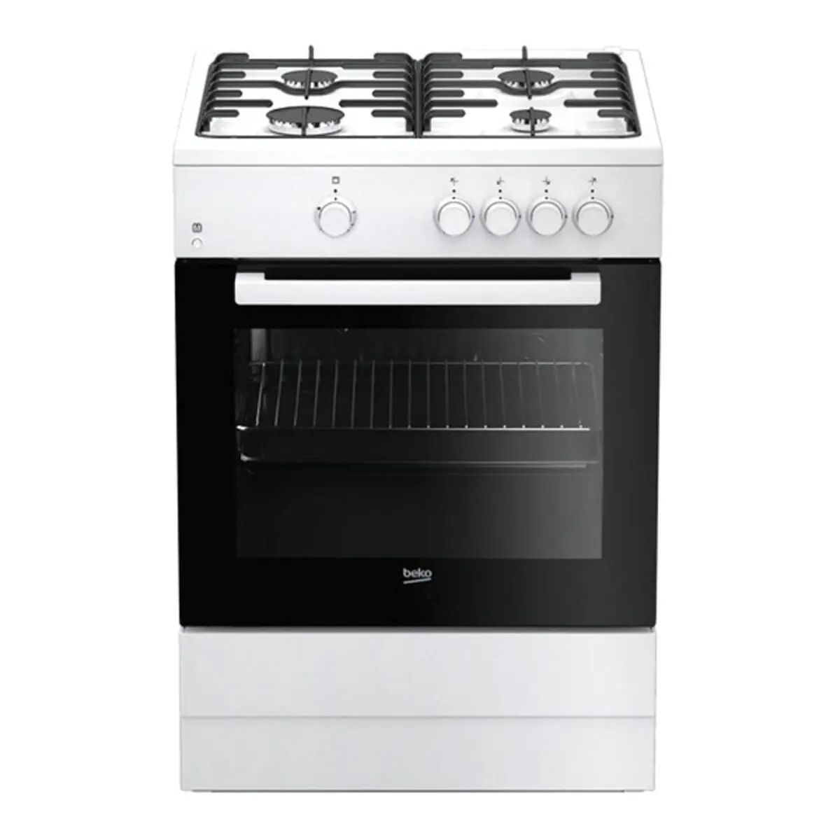 Gas Cooker Beko Fsg62000dwl Black/White 1