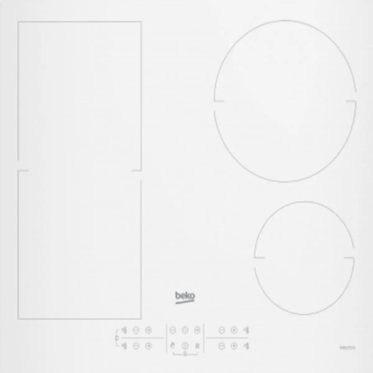 Induction Hot Plate Beko 01302909 58 Cm 7200 W 1