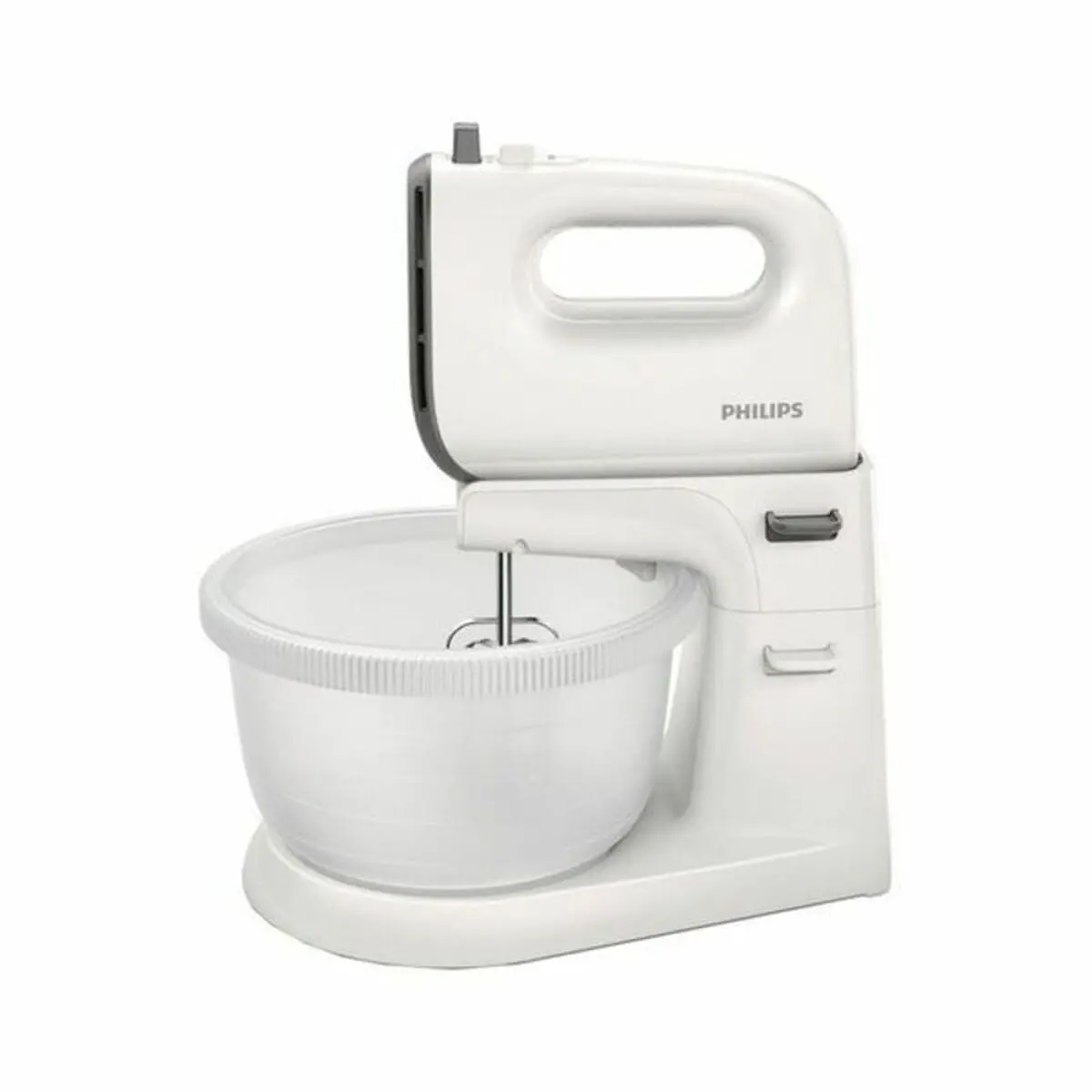 Mixer-Kneader With Bowl Philips Amasadora Hr3745/00 450 W White Black 3 L 1