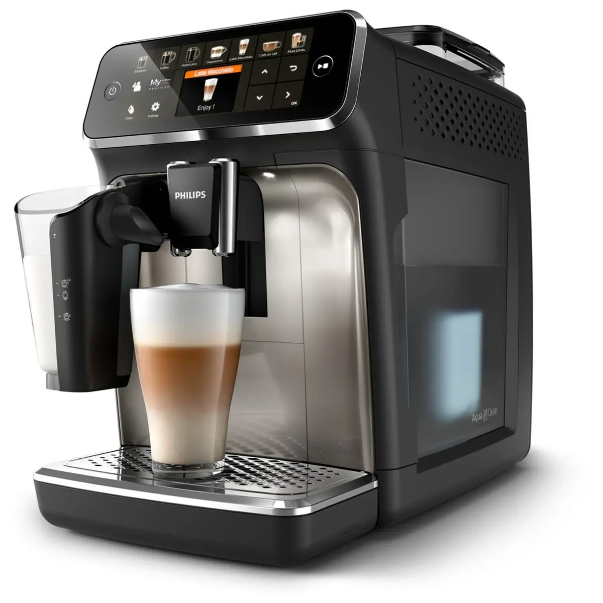 Superautomatic Coffee Maker Philips Ep5447/90 Black Chrome 1500 W 15 Bar 275 G 1,8 L 2