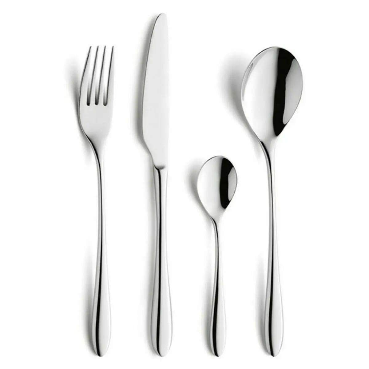 Dessert Spoon Amefa Cuba Metal 19,8 Cm 12 Units 2