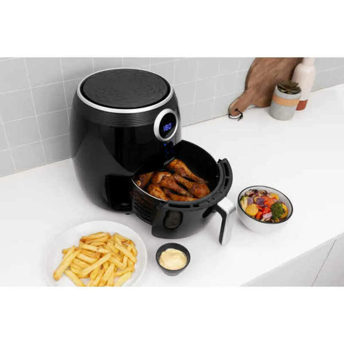 Air Fryer Tristar Crispy Fryer 4,5 L Black 1500 W 2