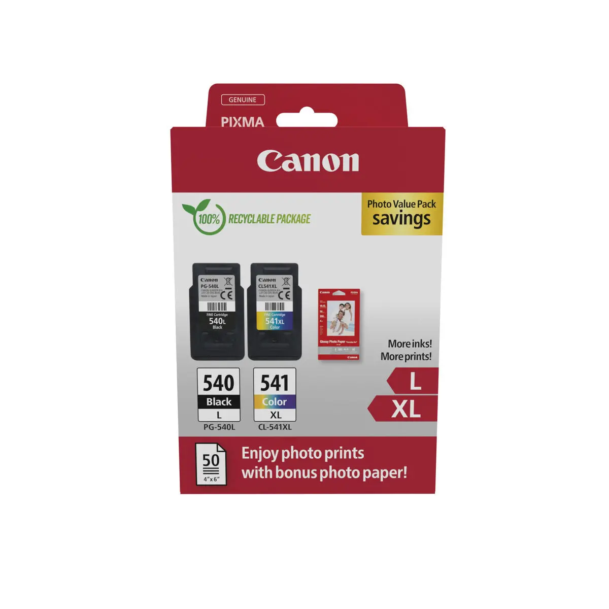Original Ink Cartridge Canon 5224B012 Black/Cyan/Magenta/Yellow 1