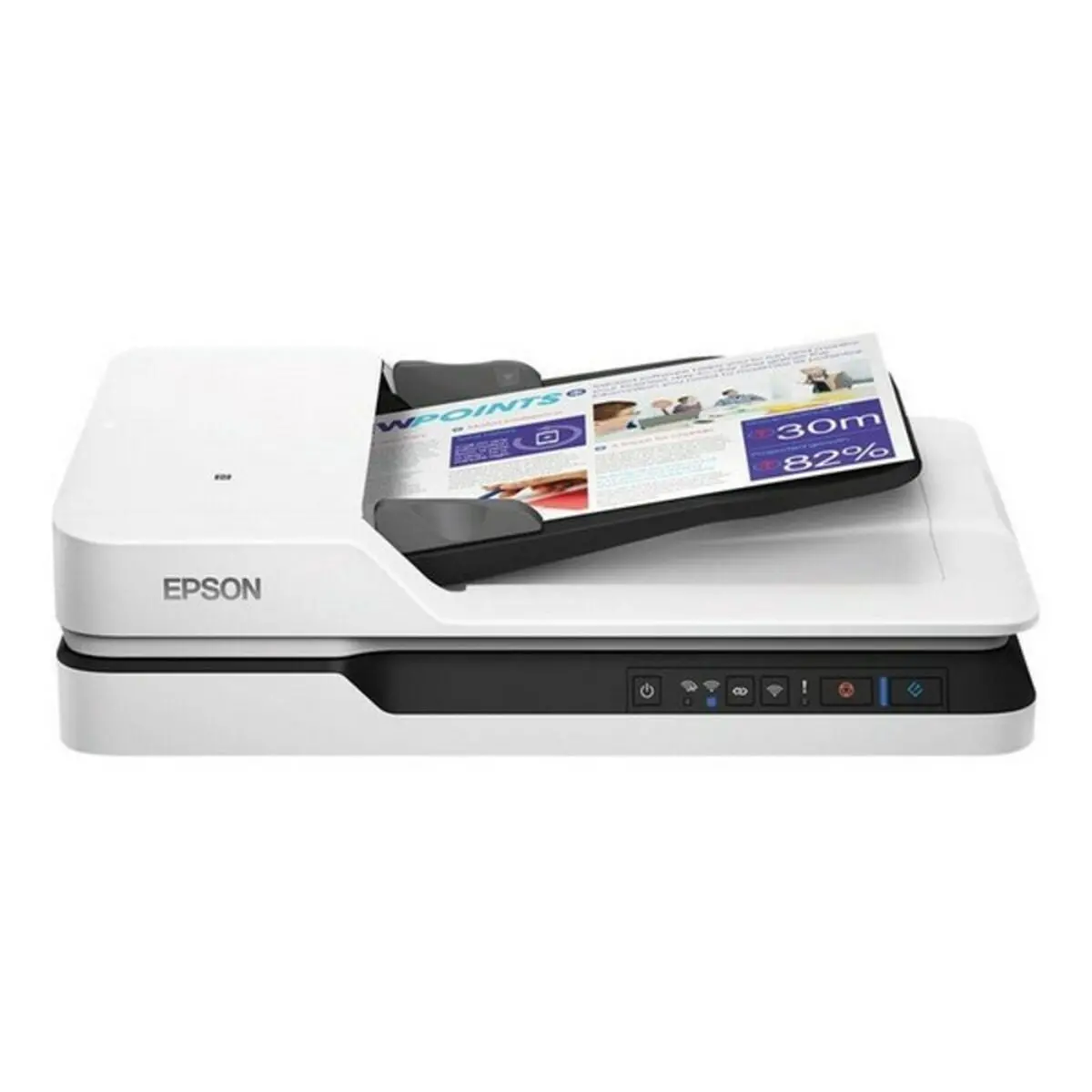 Dual Face Wi-Fi Scanner Epson B11b244401 1200 Dpi Lan 25 Ppm 1