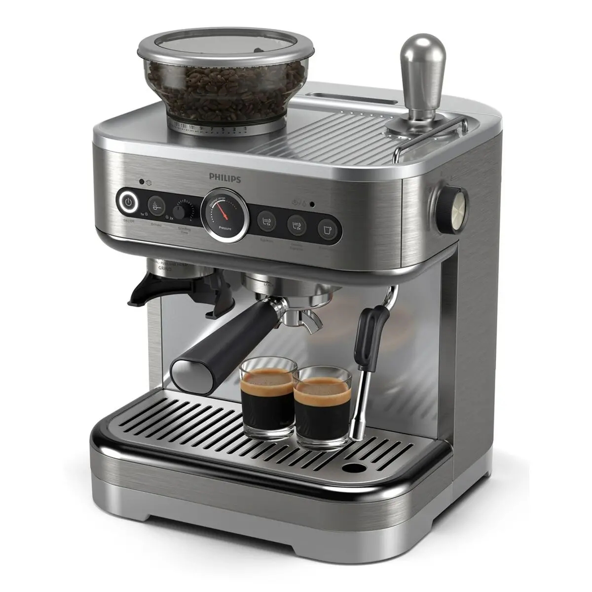 Superautomatic Coffee Maker Philips Psa3218/01 Black Steel 1350 W 15 Bar 2,3 L 1