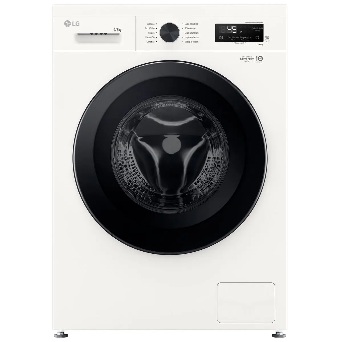 Washer - Dryer Lg W4x1095nwk 5 Kg 9 Kg 1