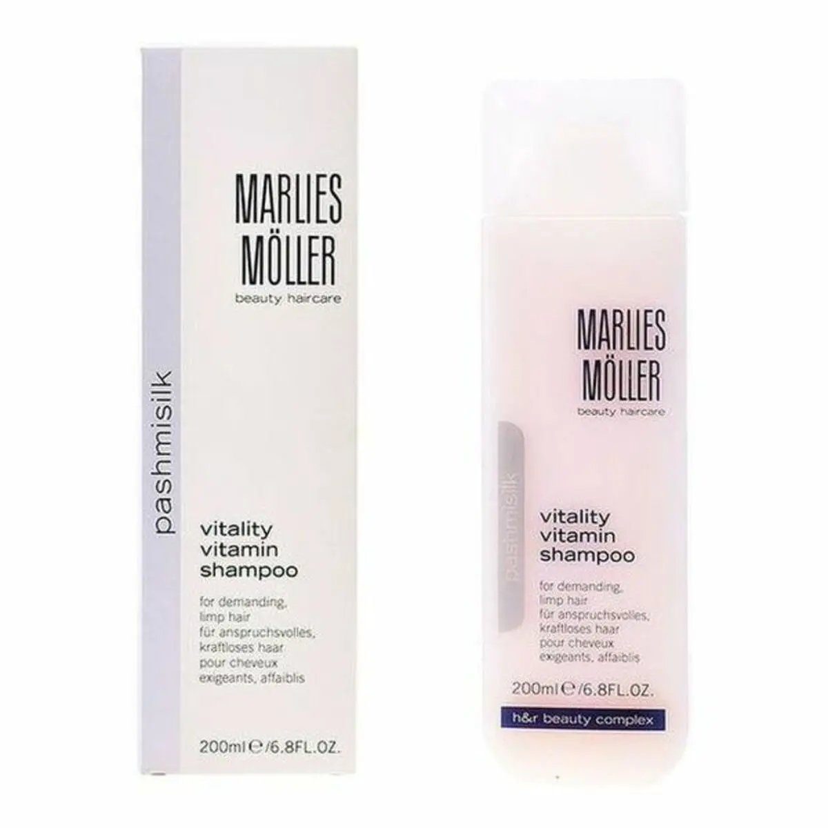 Nourishing Shampoo Marlies Möller Pashmisilk 200 Ml 1