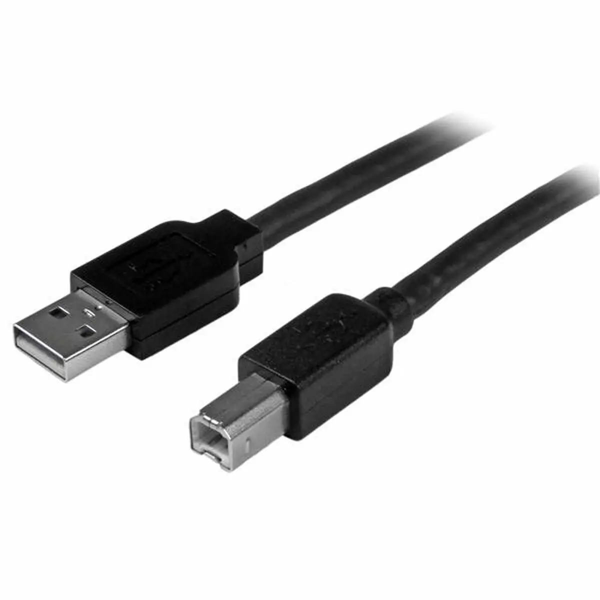 Usb Cable Startech Usb2hab50ac          Black Aluminium 1
