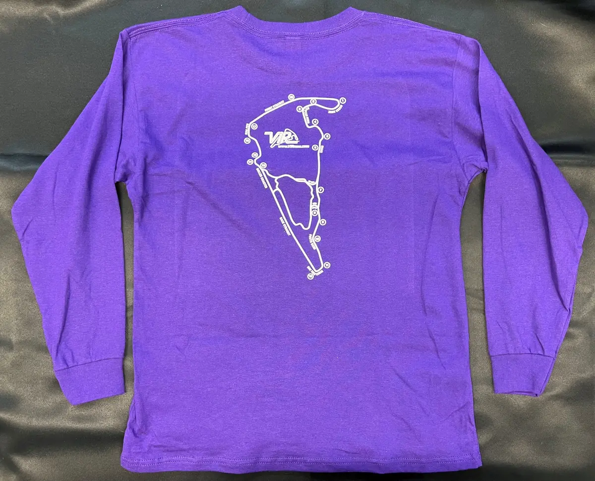 Vir Youth Track Map Long Sleeve Tee (Size: S - L) 2