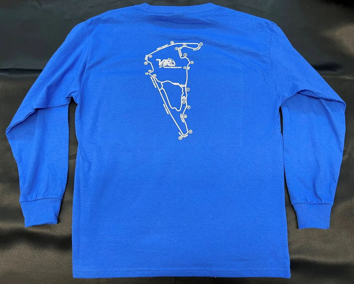 Vir Youth Track Map Long Sleeve Tee (Size: S - L) 4