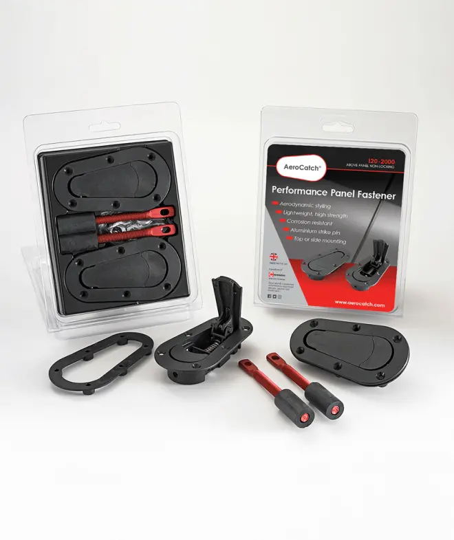 Aerocatch Kit-Black; 120-2000 Above Panel 1