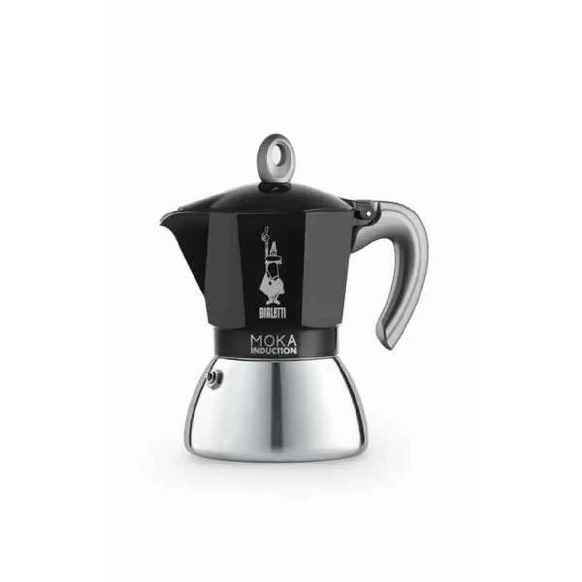 Italian Coffee Pot Bialetti 0006936 Black Stainless Steel Aluminium 300 Ml 6 Cups 1