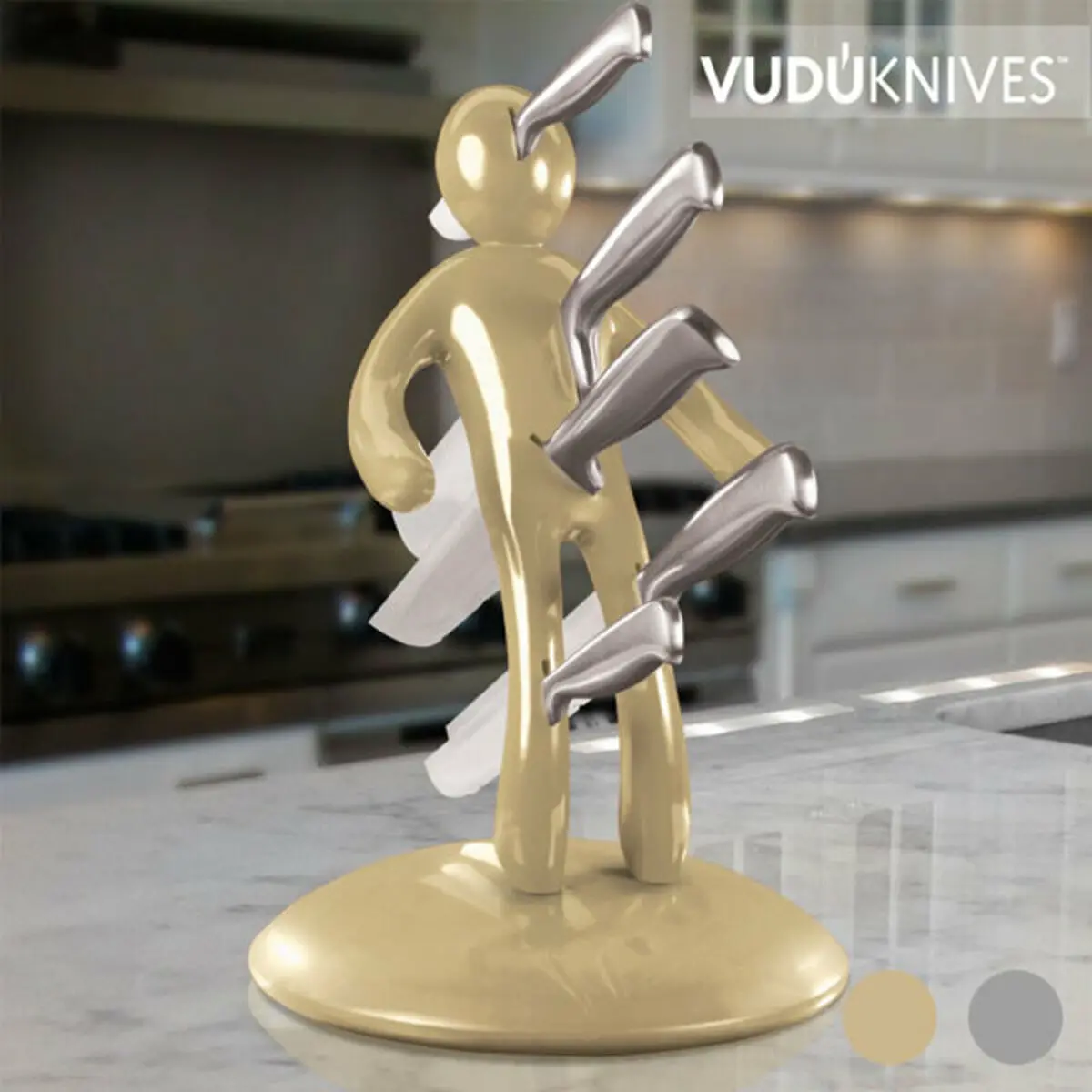 Vudú Knives Supreme Knife Holder And Knife Set (5 Pieces) 1