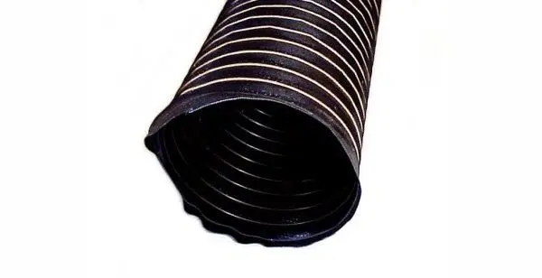 2.5' Id Neoprene Black Duct Hose (10Ft) 1