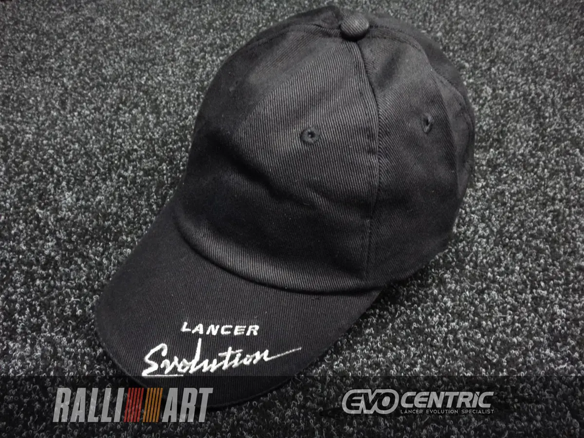 Ralliart Lancer Evolution New Hat / Cap - Black 1