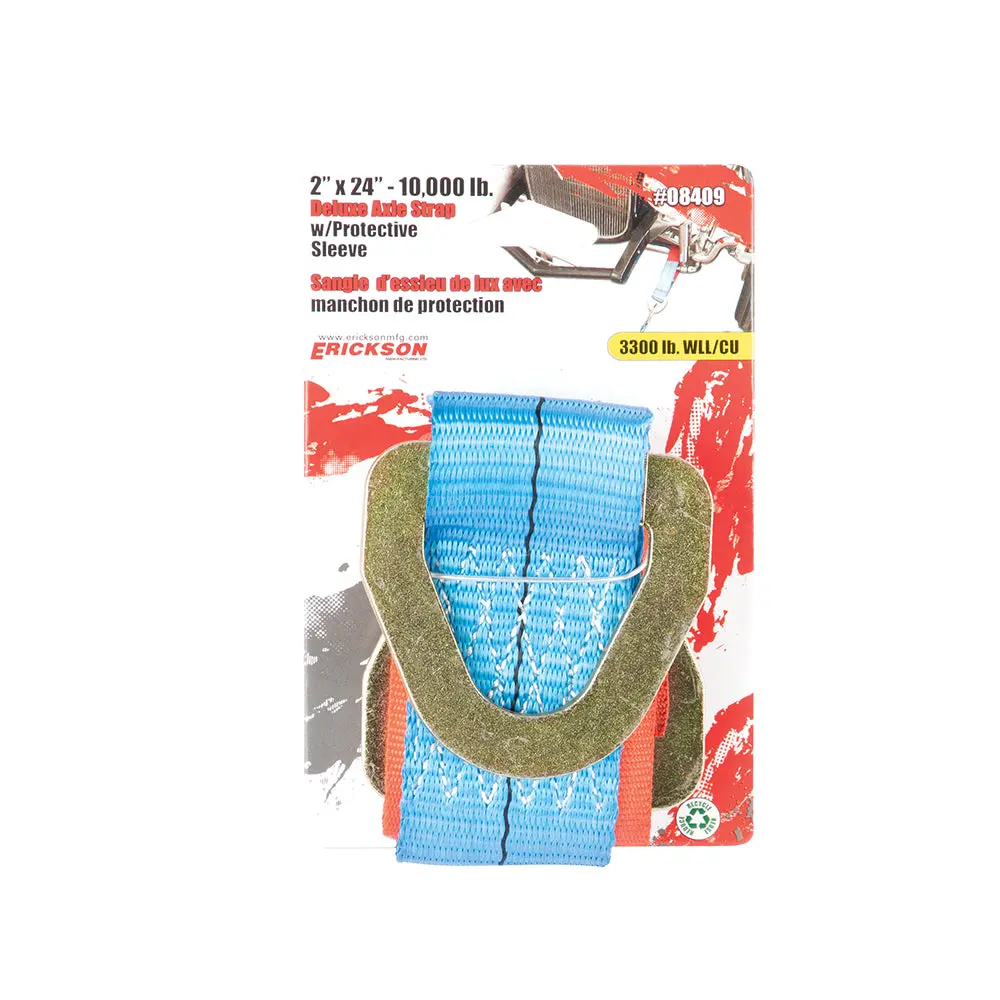 2″ X 24″ – 10,000 Lb. Deluxe Axle Strap With Protective Sleeve 1