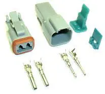 Sealed 2-Pin Connector Kit (Deutsch Style) 1