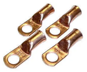 Copper Lugs - 2 Ga. 5/16" Hole (Pkg. Of 4) 1