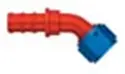 Socketless Fitting; -06An Hose; 45 Deg. 1