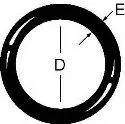 O-Ring, Bulk;-08An Size 1