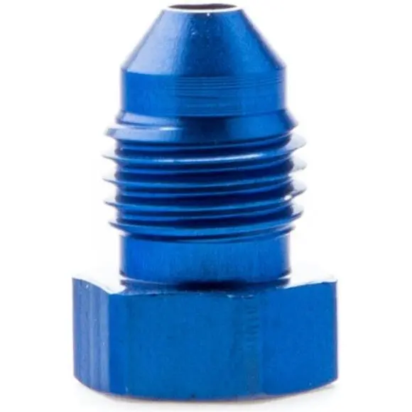Flare Plug;-03An Dash Size; Aluminum; Blue Anodized; 1