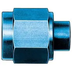 Cap;-04An Dash Size; Aluminum; Blue Anodized; 2Pk 1