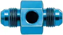 In-Line Fuel Pressure Adapter; -08An X -08An X 1/8In. 1