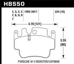 Hawk Dtc-60 Brake Pad - Front (Hb550g.634) 1