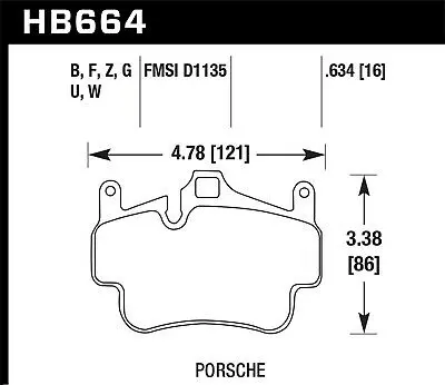 Hawk Dtc-70 Brake Pad - Front (Hb664u.634) 1